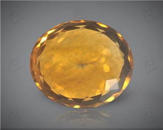 Yellow Citrine Natural Certified  11.33CTS-8424